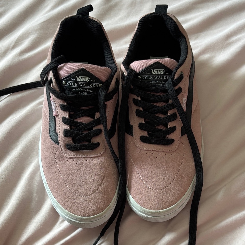 Vans Kyle Walker Pink and Black Shoes NWOT never worn